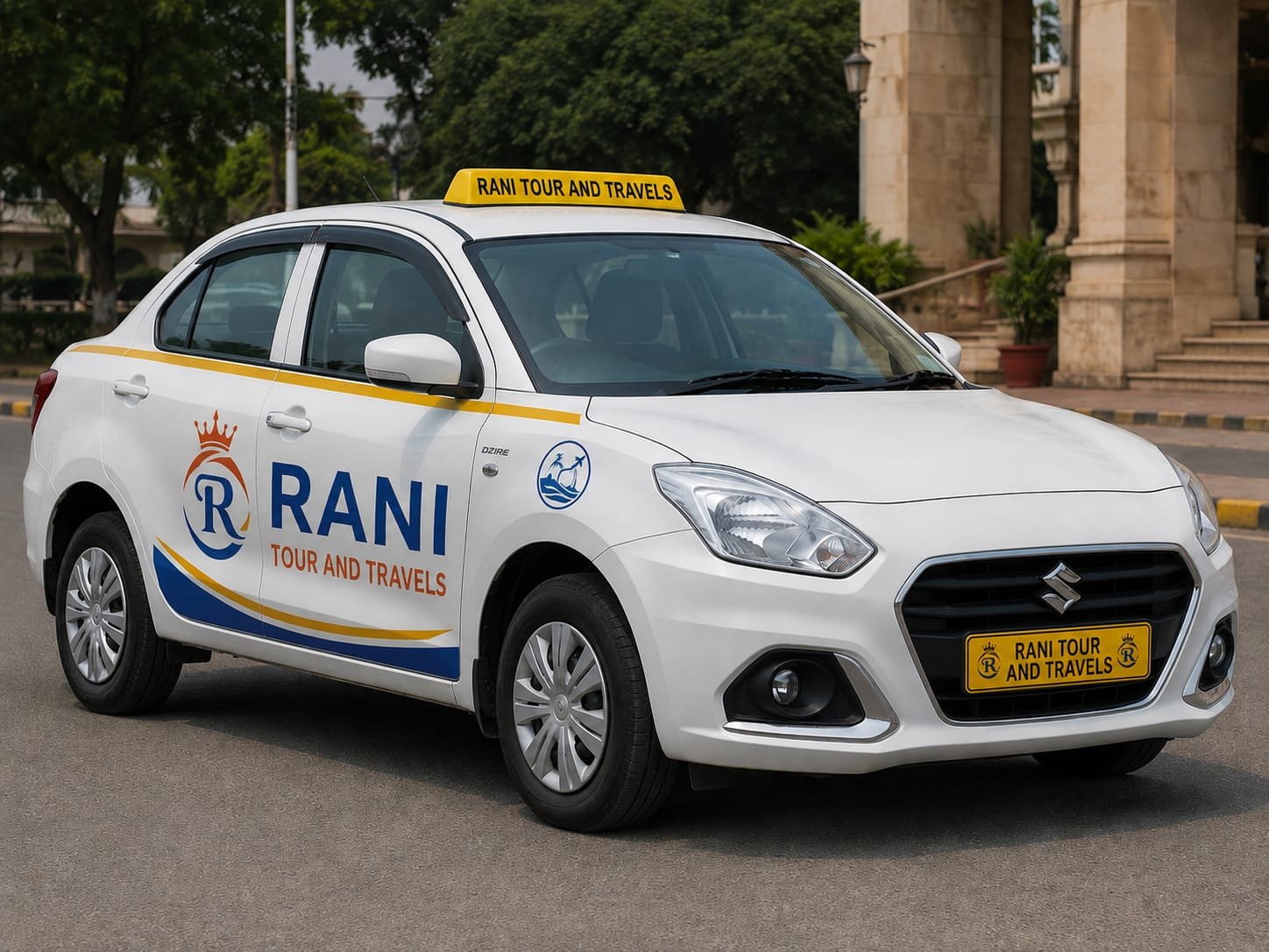 Rani Tour and Travels vehicle ready for booking